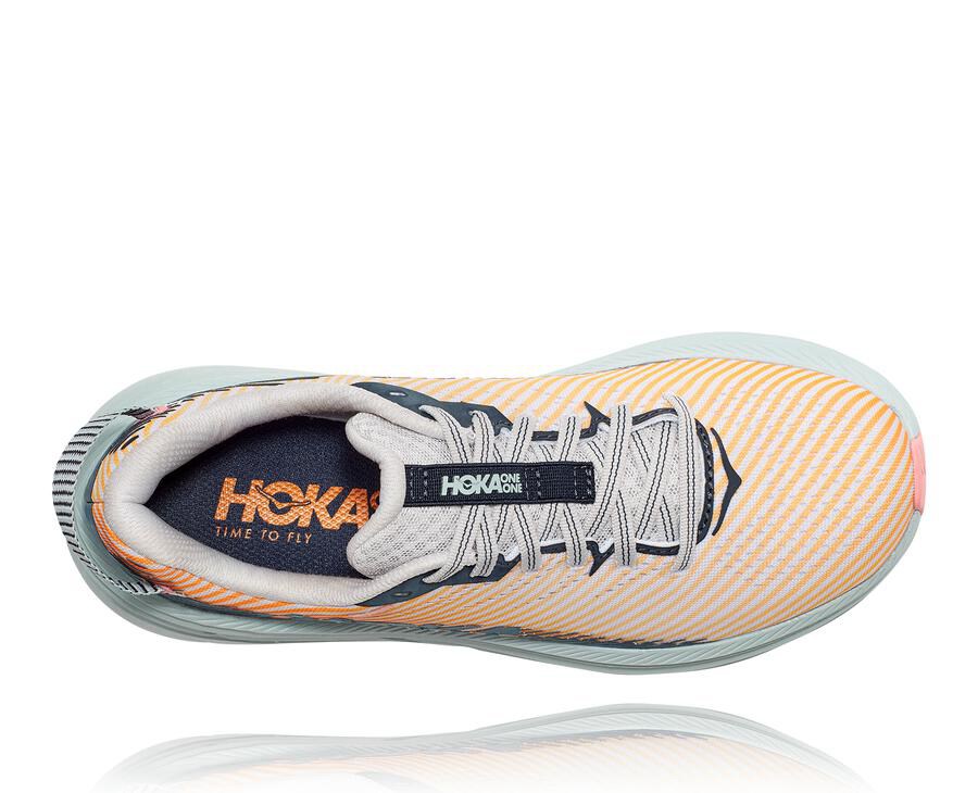 Hoka One One Hardloopschoenen Dames - Rincon 2 - Zwart/Beige - EQ1593678